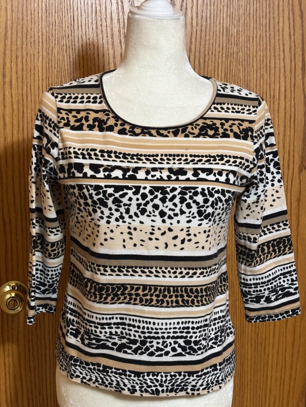 Ruby Rd. Petite Small, Animal Print, Pre-owned - Picture 2 of 4
